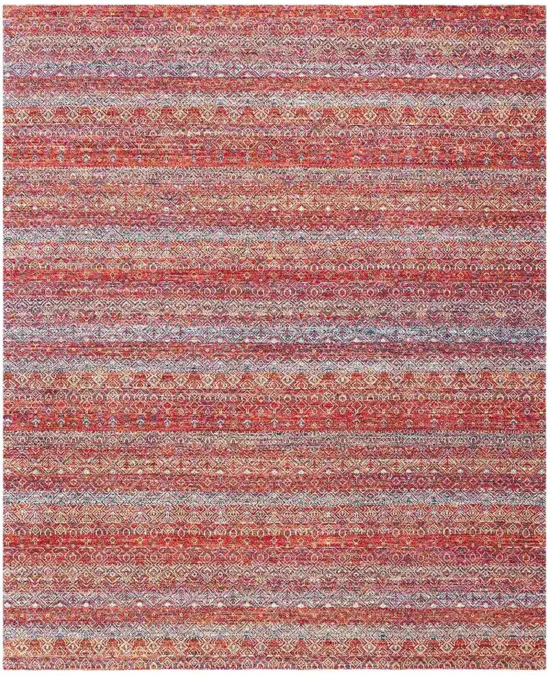 Atreyi ATRY-01 Red/Burgundy/Maroon  -  8' 1'' x  10' 