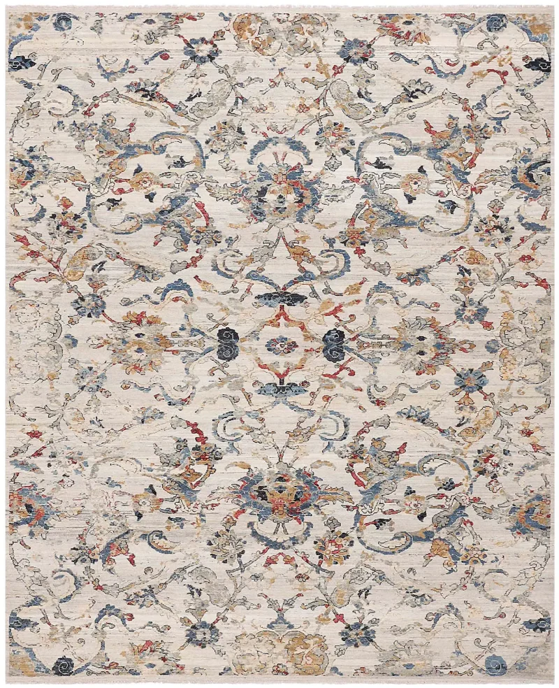 Avant AVNT-04 Off White/Blues  -  9'  x  12' 