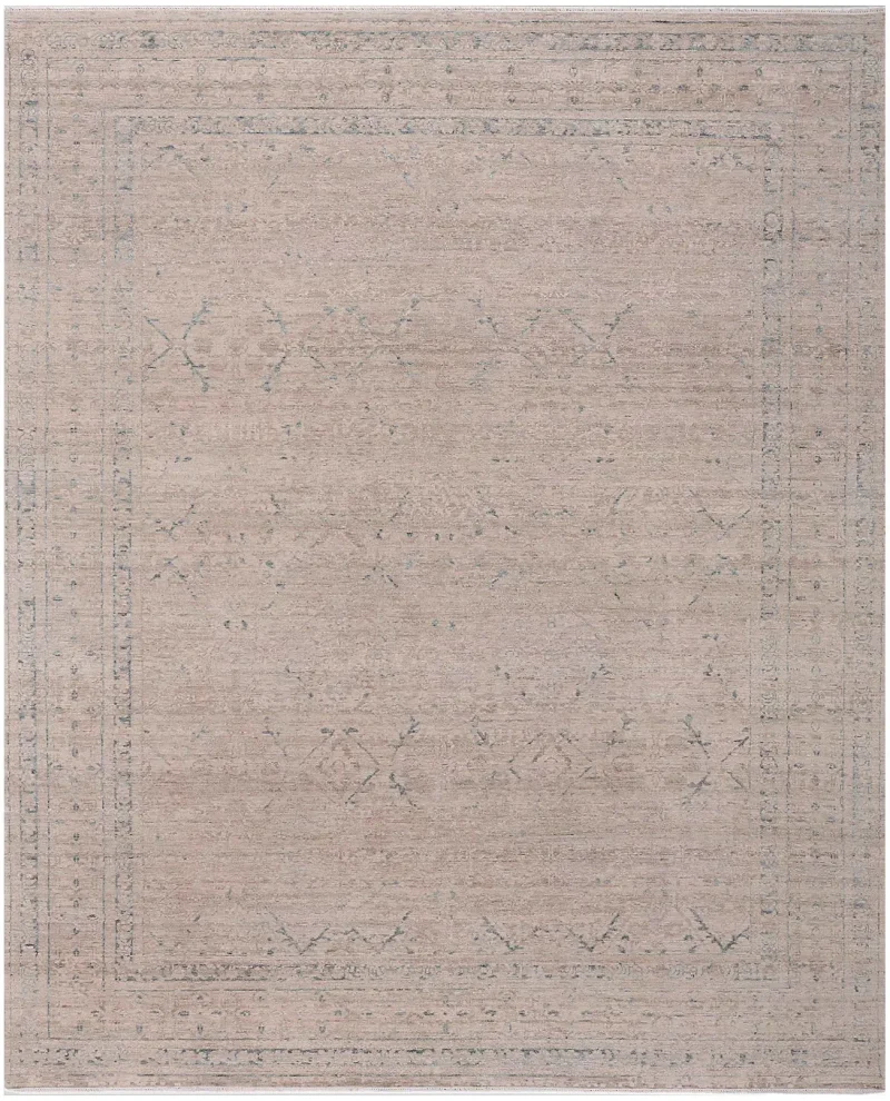 Bello BLO-08 Beige/Blue  -  9' 1'' x  12' 