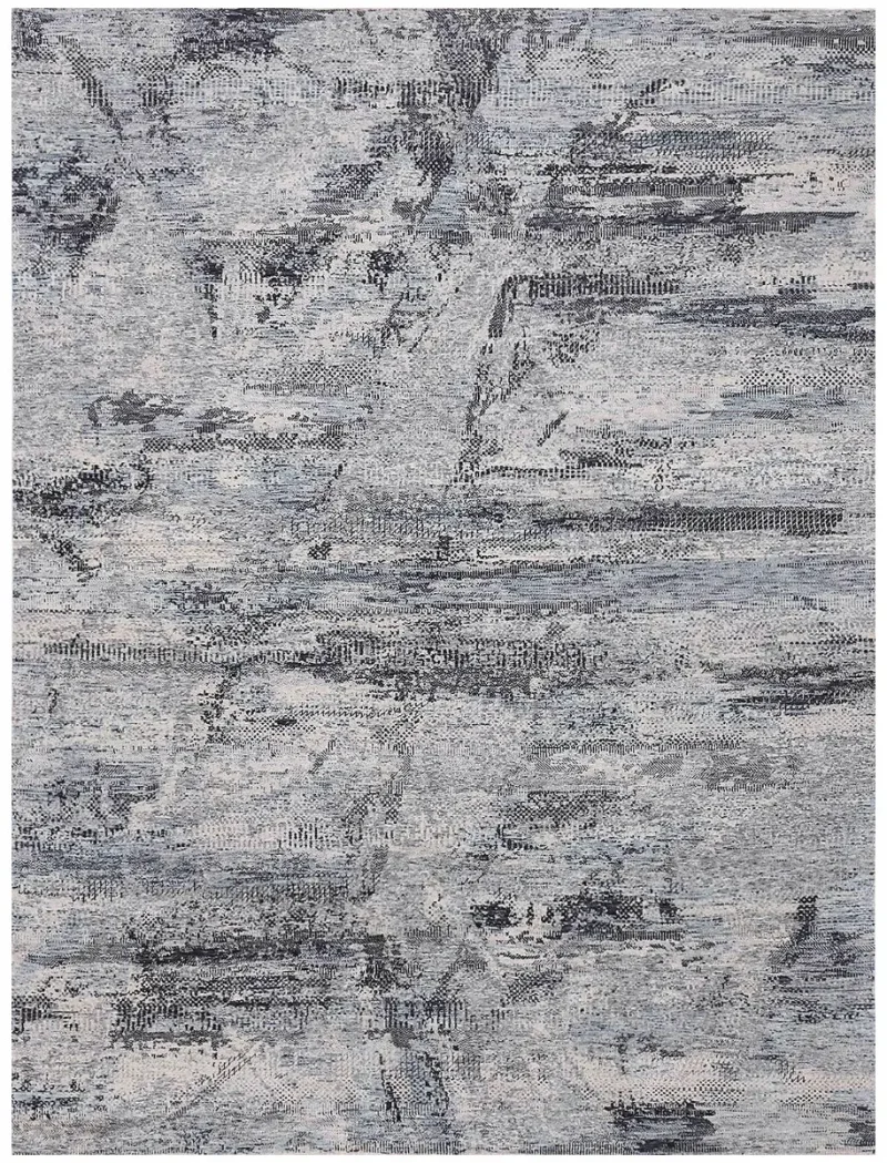 Bennett BNTT-01 Grey/Off White  -  9' 2'' x  12' 