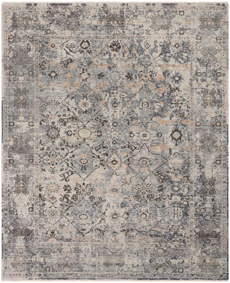 Beronia BRN-03 Charcoal/Silver  -  8'  x  10' 