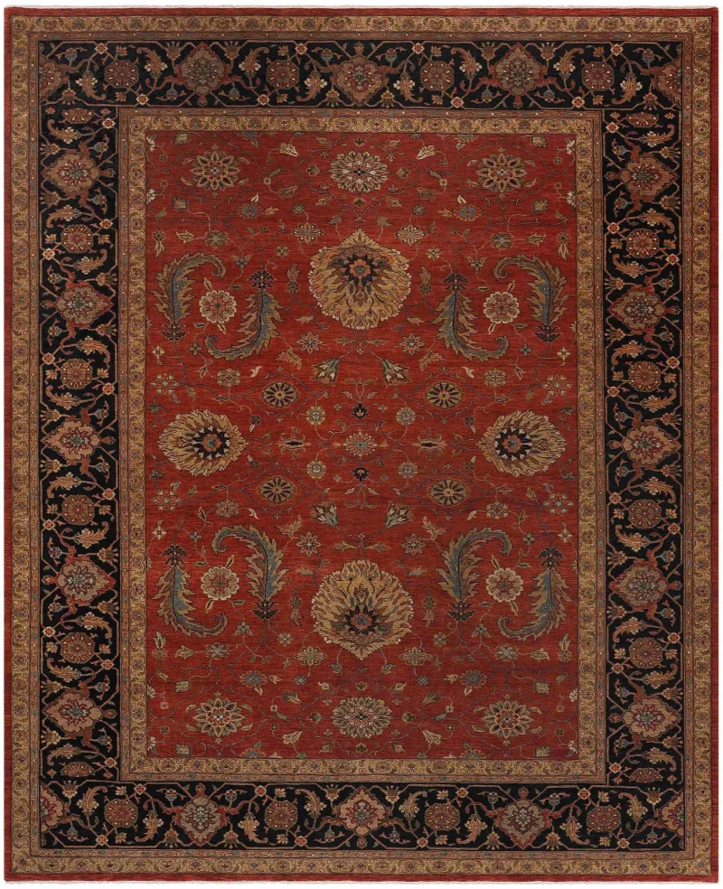 Charleston CHA-01 Rust/Black  -  10'  x  14' 