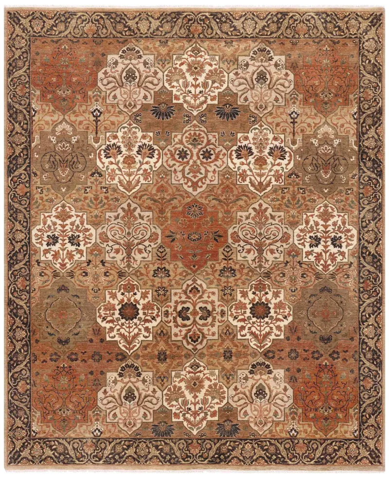 Charleston CHA-02 Beige/Brown  -  8'  x  10' 