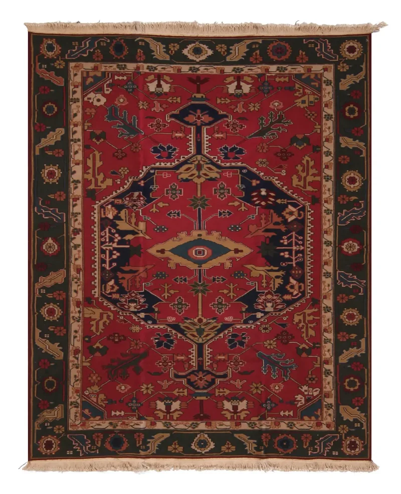 Chinese Soumak Caucasian Red  -  4' 6'' x  6' 6''