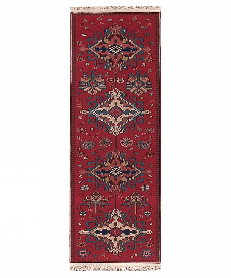 Chinese Soumak Soumak Burgundy  -  2'  x  6' 