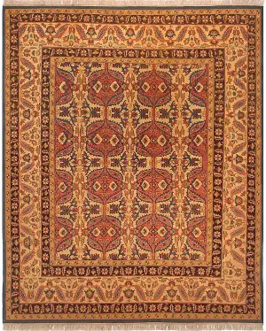 Chinese Soumak Soumak Gold - 8' x 10'