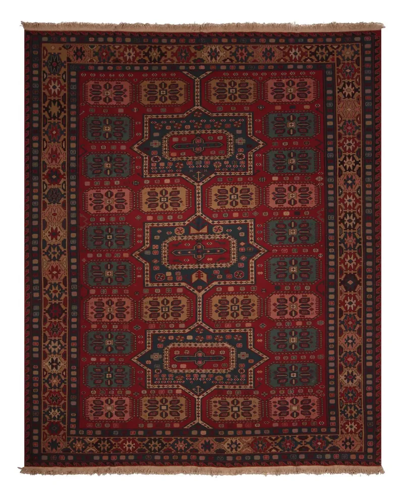 Chinese Soumak Soumak Red/Multi  -  9'  x  11' 8''