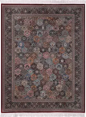 Chinese Wool and Silk Bakhtiari Multi - 8' 7'' x 11' 6''
