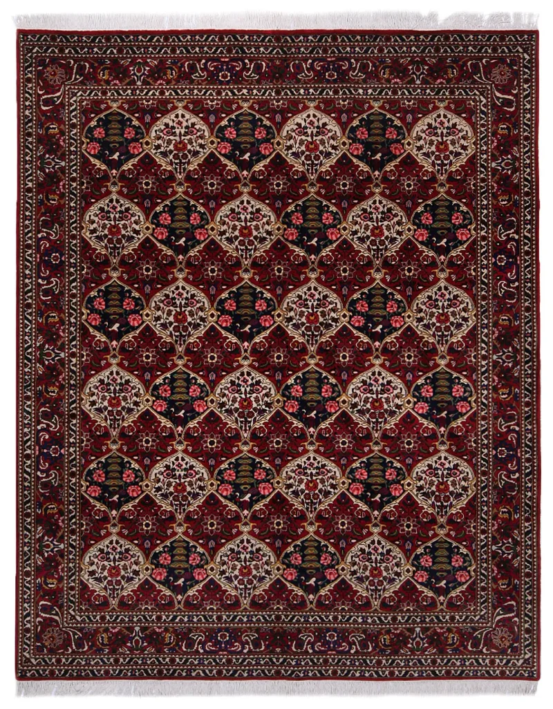 Chinese Wool Bakhtiari Red  -  8'  x  10' 