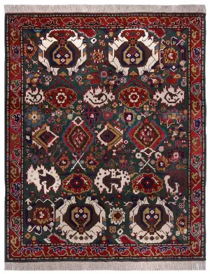 Chinese Wool Caucasian Rust - 5' 11'' x 7' 5''