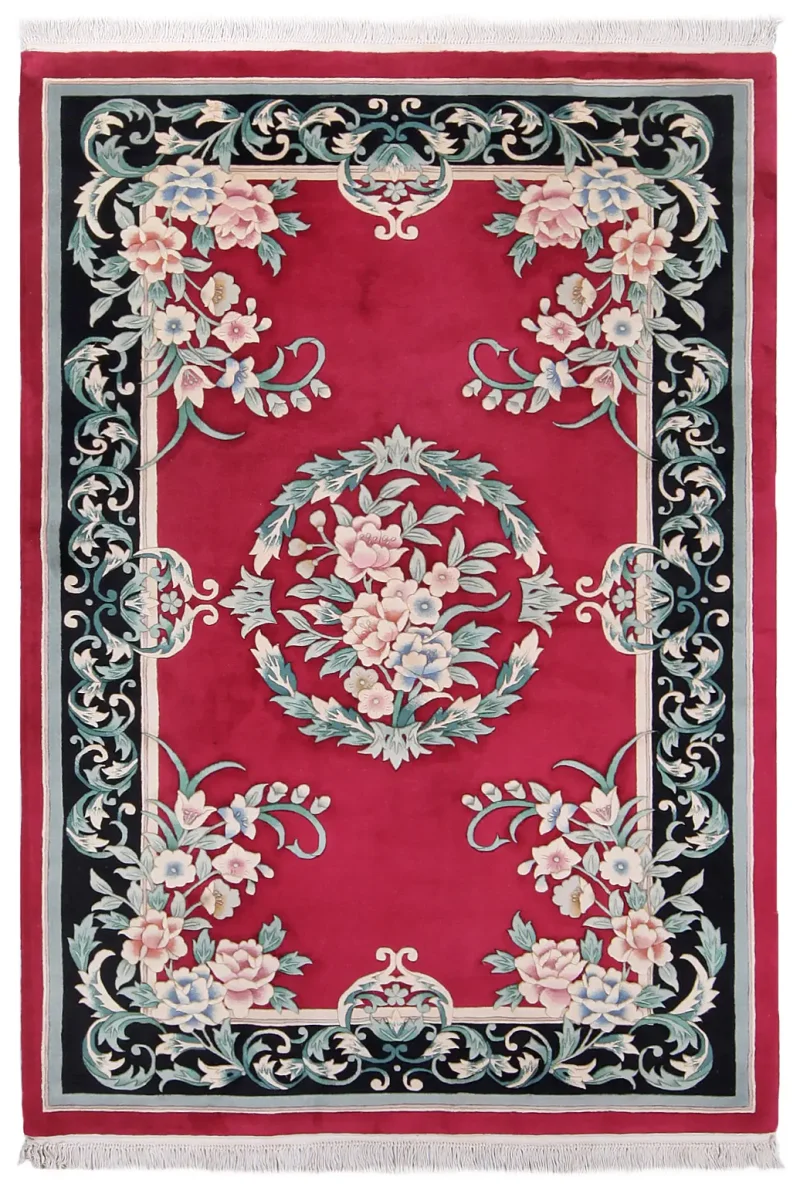 Chinese Wool Floral Multi  -  5' 6'' x  8' 6''