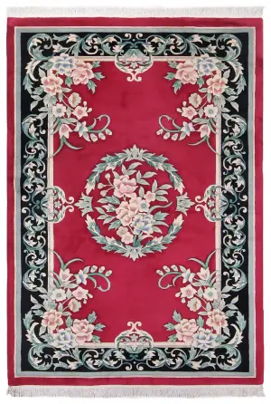 Chinese Wool Floral Multi - 5' 6'' x 8' 6''