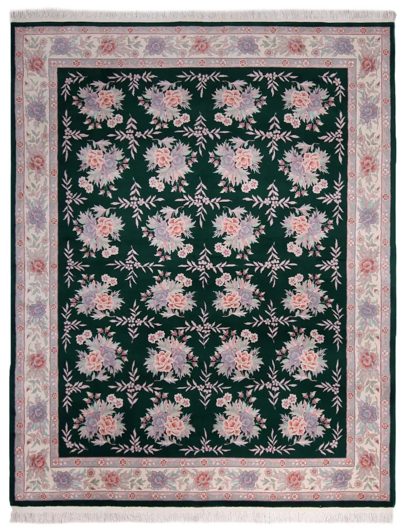 Chinese Wool Garden Ivory  -  8'  x  10' 