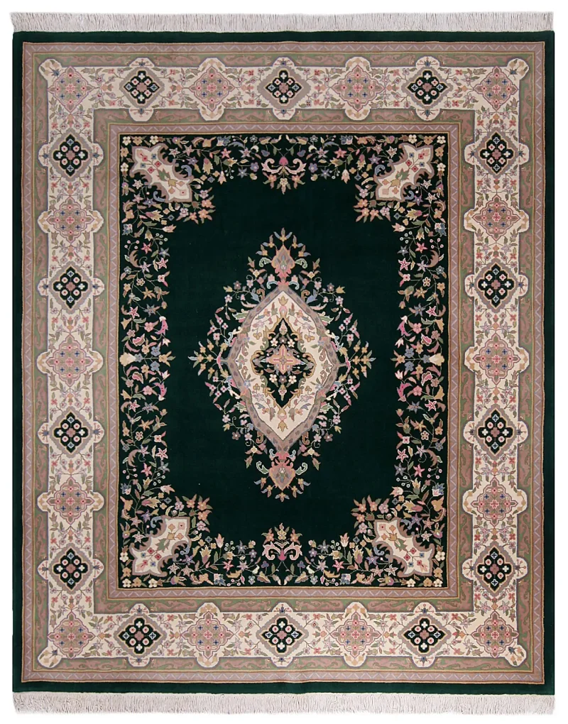 Chinese Wool Kerman Ivory  -  8'  x  10' 
