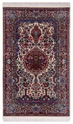 Chinese Wool Lavar Kerman Red - 3' x 5'