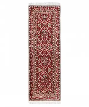 Chinese Wool Royal Kerman Red - 2' x 6'