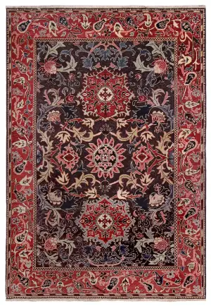 Chinese Wool Turlista Rust - 6' 5'' x 9' 2''