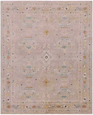Chobi Caucasian Taupe - 8' 3'' x 10'
