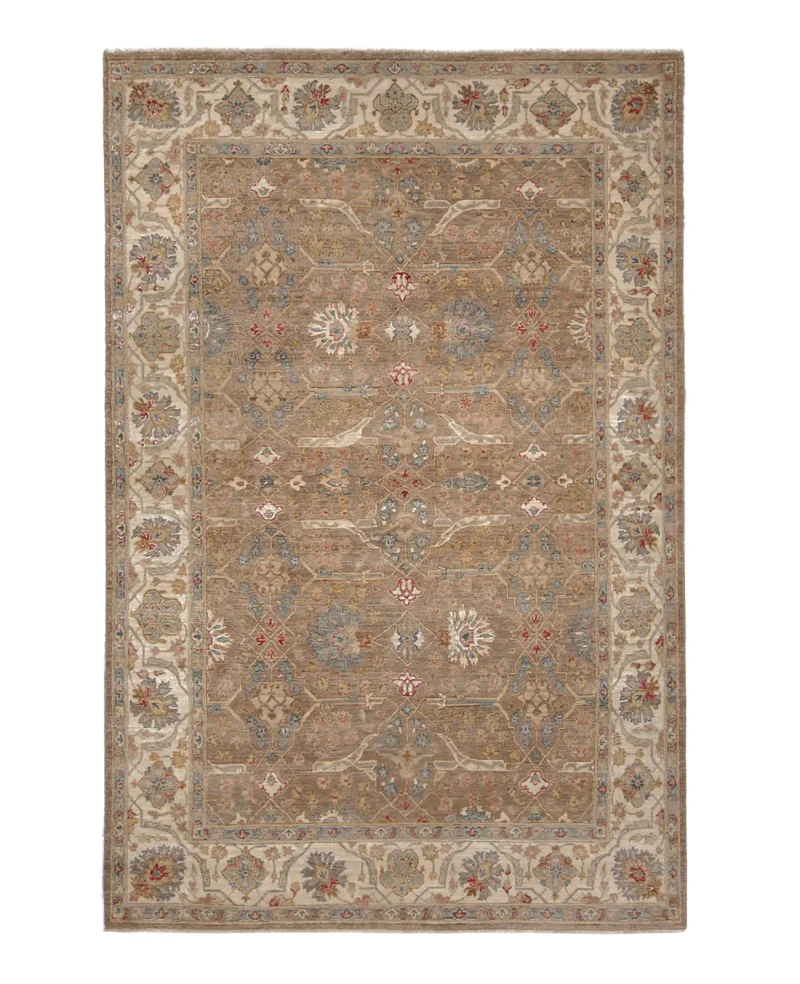Chobi Heriz Beige  -  6' 5'' x  9' 7''