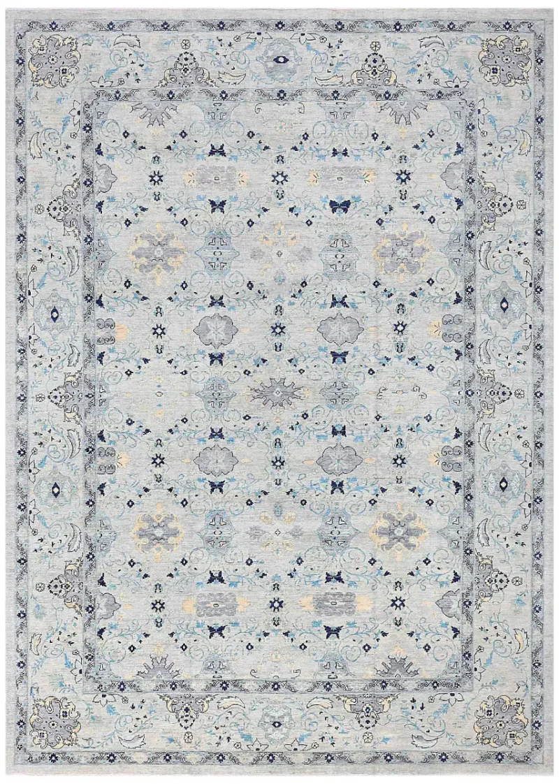 Chobi Mahal Silver  -  9' 11'' x  13' 9''