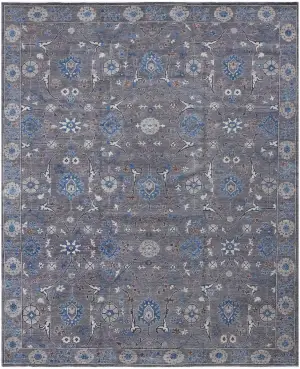 Chobi Tabriz Grey - 10' x 14' 1''