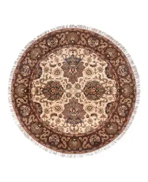 Cyrus Rounds Isfahan Brown - 6' x 6'