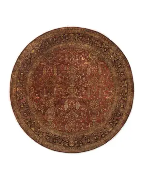 Cyrus Rounds Sarouk Rust - 8' 1'' x 8' 1''