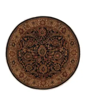Cyrus Rounds Sultanabad Black - 6' x 6'