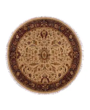 Cyrus Rounds Sultanabad Plum - 6' 2'' x 6' 2''