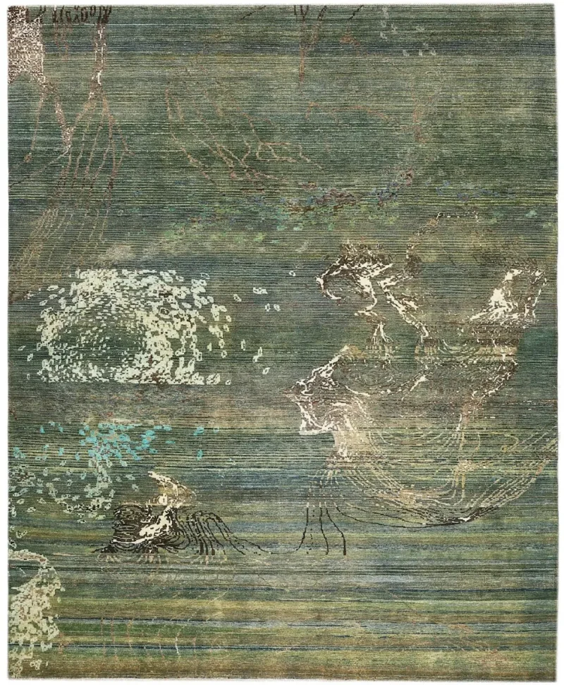 Dravik DRVK-02 Forest Green  -  8'  x  10' 2''