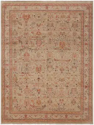 Egyptian Wool Oushak Beige - 9' x 12'