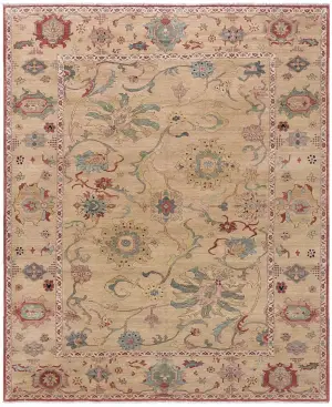 Egyptian Wool Sultanabad Tobacco - 8' 4'' x 10' 4''