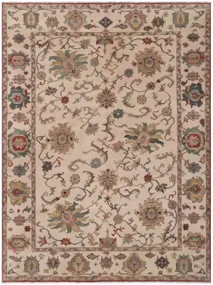 Egyptian Wool Sultanabad Ivory - 9' 3'' x 11' 1''