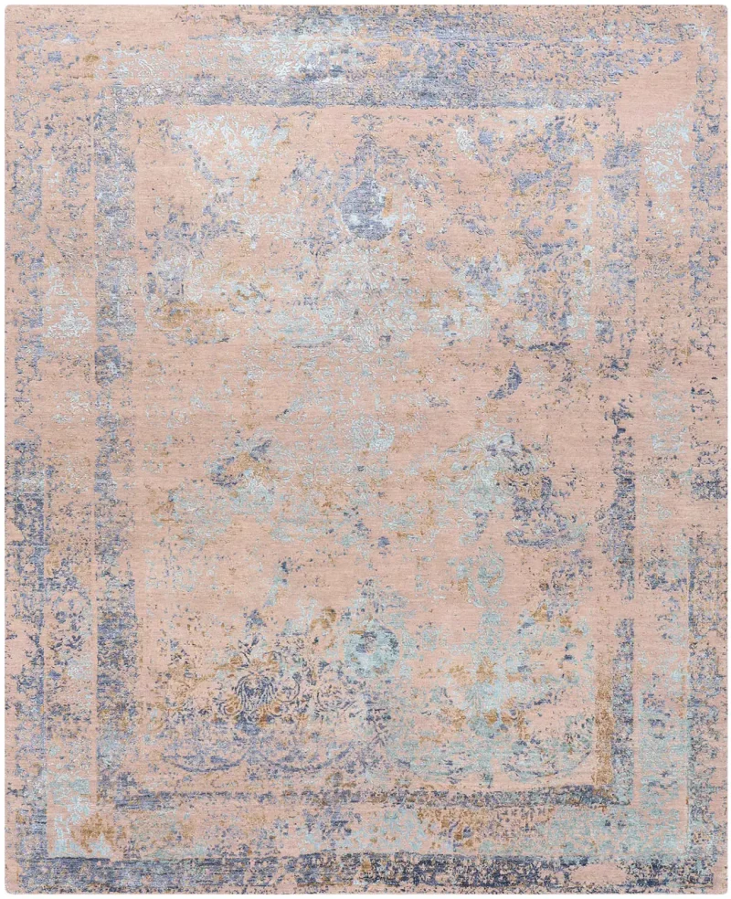 Emerald EMR-02 Beige/Blue  -  8'  x  10' 