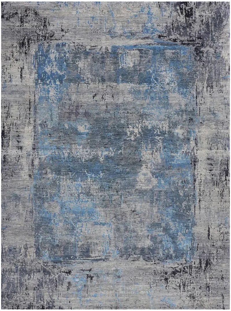 Felicia FLCIA-07 Blue/Grey  -  9'  x  12' 
