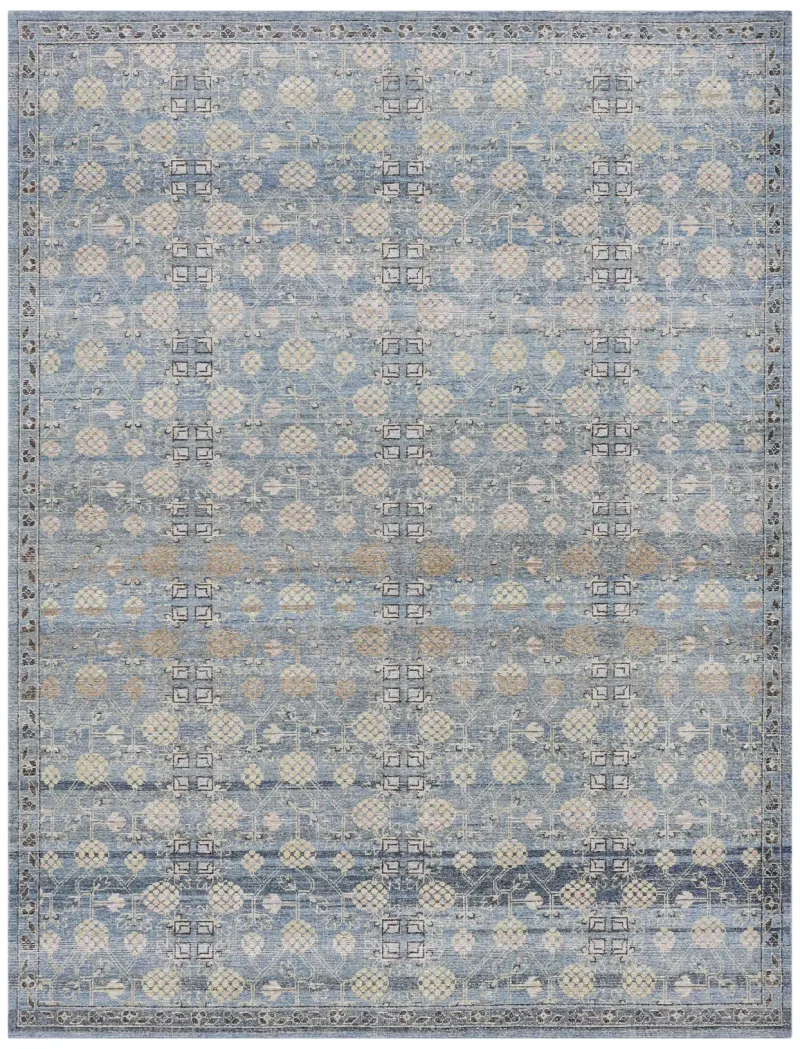 Garden GRD-01 Blue  -  9'  x  12' 