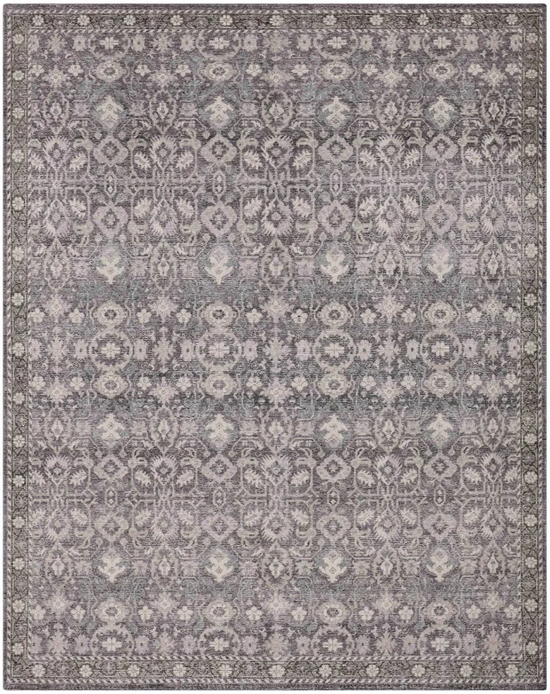 Garden GRD-09 Charcoal  -  9'  x  12' 