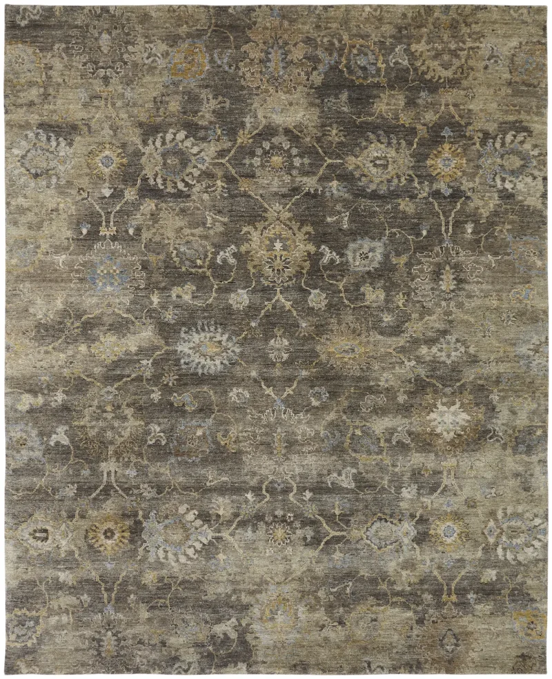 Haryana HAR-04 Brown  -  10'  x  14' 