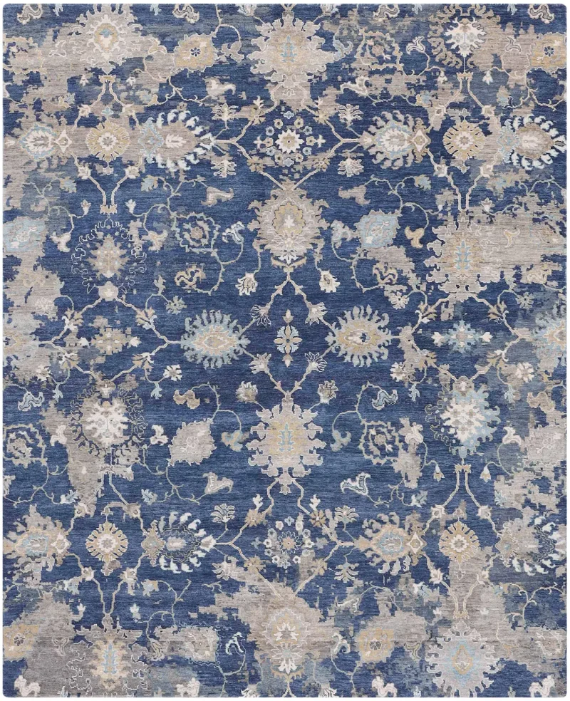 Haryana HAR-04 Denim  -  4' 1'' x  6' 