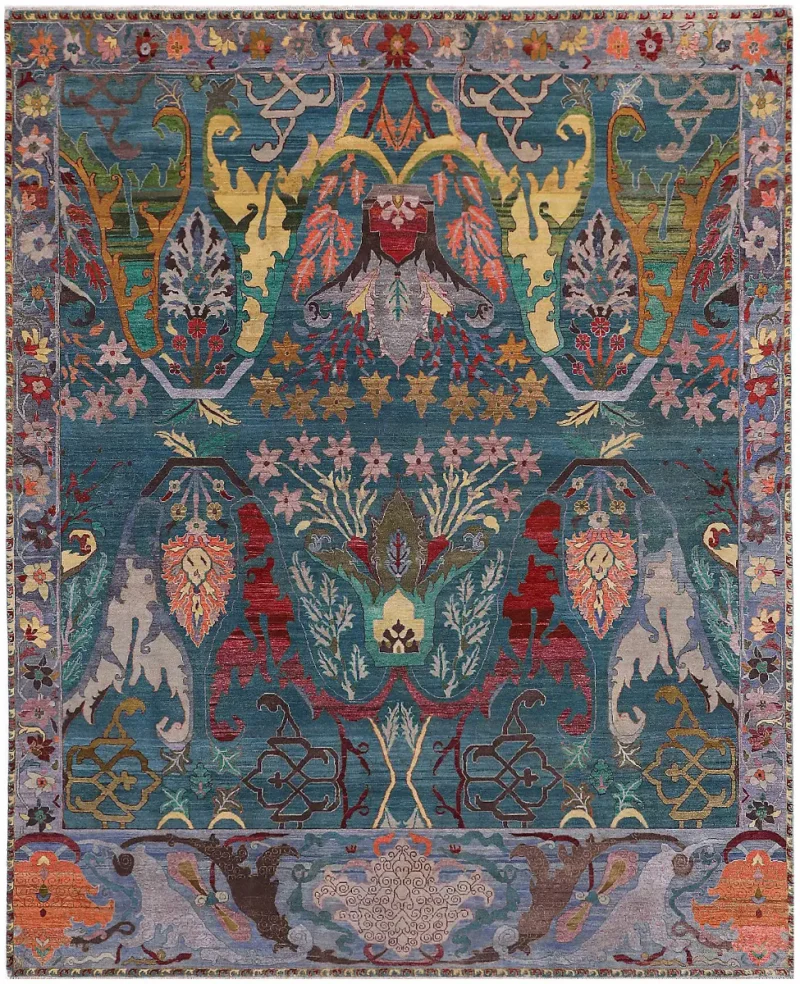Henkel HKL-01 Teal Blue  -  9'  x  12' 
