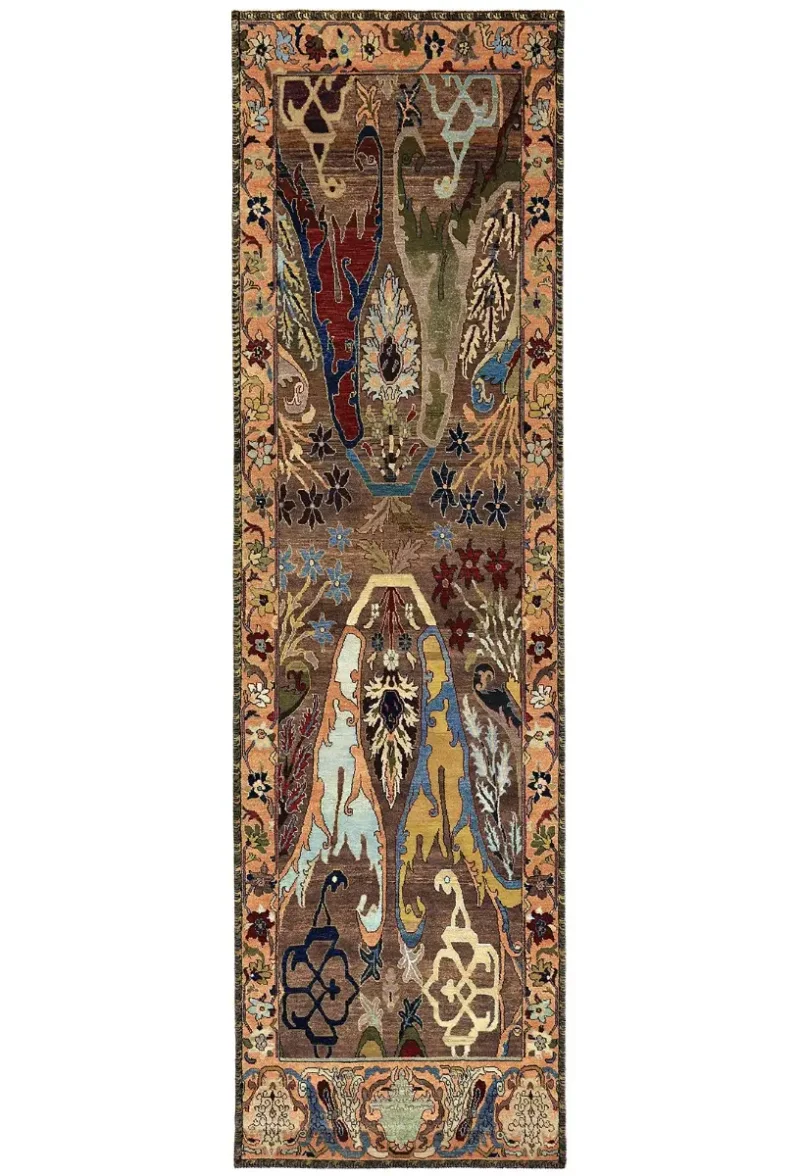 Henkel HKL-01 Brown/Multi  -  3' 1'' x  11' 