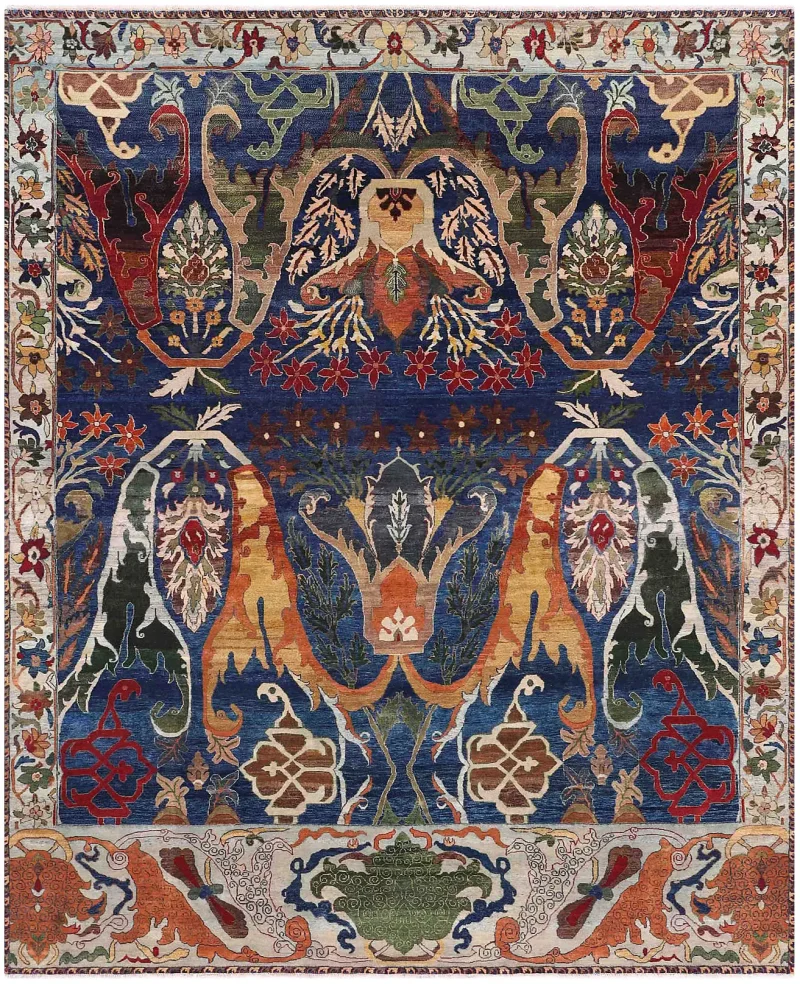 Henkel HKL-01 Blue/Multi  -  9'  x  11' 9''