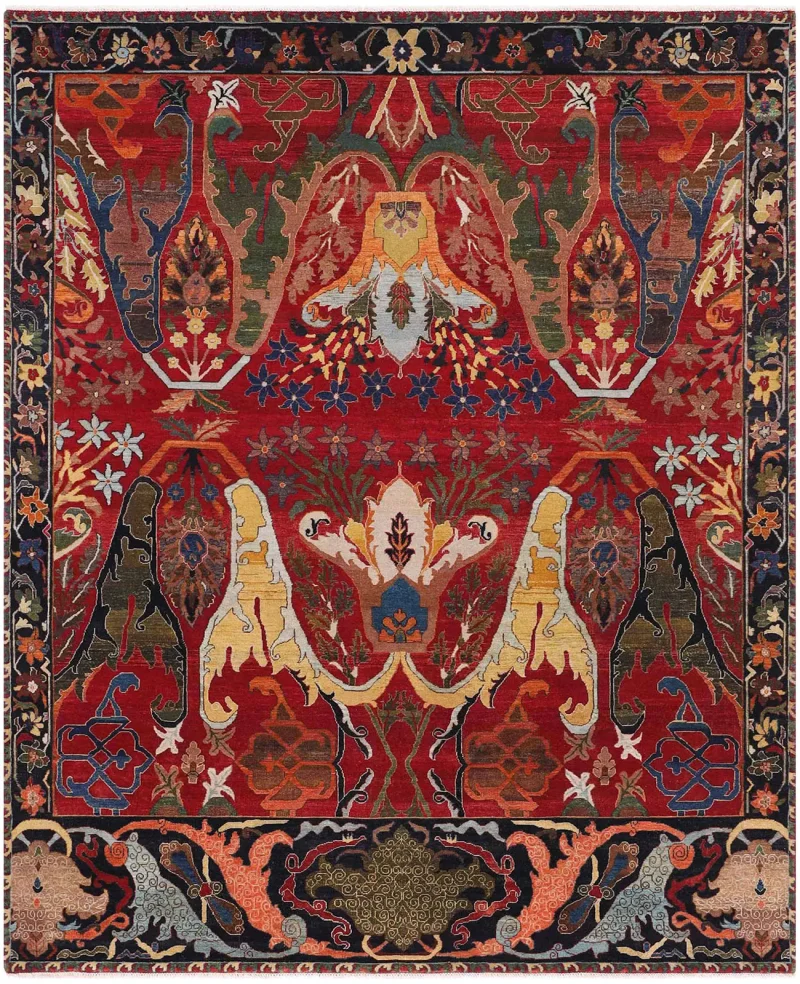 Henkel HKL-04 Red/Yellow/Gold  -  8'  x  10' 