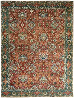 Henkel HKL-06 Red/Multi - 10' 11'' x 14' 6''