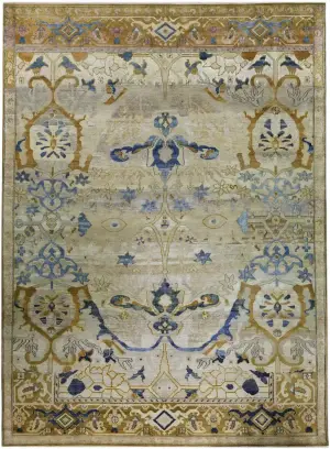 Trenlo TRNL-01 Beige/Multi - 8' 9'' x 12'