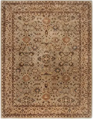 Indian Hand Tufted Taj Gold - 7' 6'' x 9' 6''