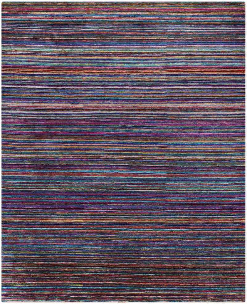 Indian Sari Silk Transitional Multi  -  9'  x  11' 6''