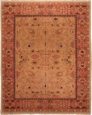 Indian Soumak Mahal Gold - 7' 1'' x 9' 9''