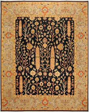 Indian Soumak Soumak Gold - 7' 8'' x 9' 7''
