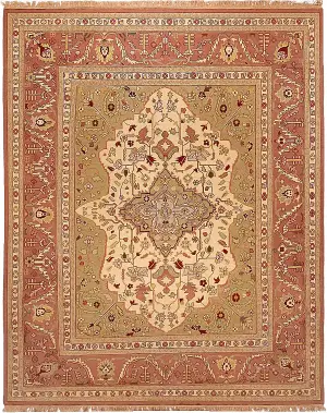 Indian Soumak Soumak Salmon - 8' x 10'